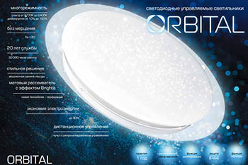 Новинка на нашем сайте многофункциональные светодиодные светильники Ambrella ORBITAL.