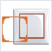 Оранжевый Вставка декоративная в рамку ABB Basic 55 2516-904-507