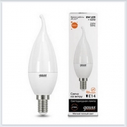 Лампа светодиодная свеча на ветру 6W E14 3000K gauss Elementary 34116 - купить лампу