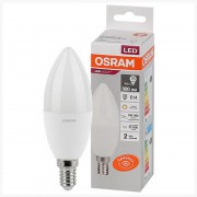Лампа светодиодная Osram Ledvance, LV CL B75 10SW/830 220 240V FR E14 800lm 200* 25000h свеча LED, 4058075579125светодиодные лампы осрам, купить в интернет магазине, официальный партнер Osram