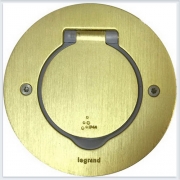 Встраиваемый блок IP44 круглый бронза Legrand 89711