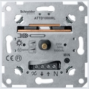 Schneider Electric, Merten, Светорегулятор поворотный 60-1000ВА для л/н и обм тр-ров
