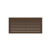 Вентиляционная решетка ERA 1708S Brown пластик коричневый