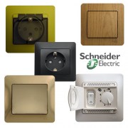 Розетки и выключатели Schneider-Electric Glossa