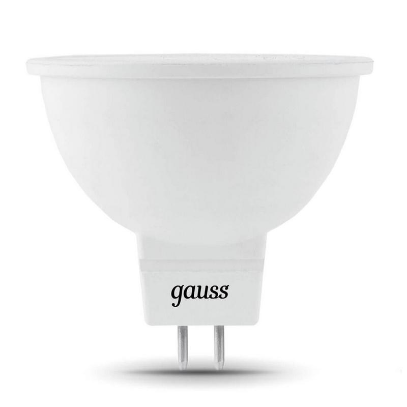 Лампа Gauss Elementary MR16 7W 530lm 3000К GU10 LED