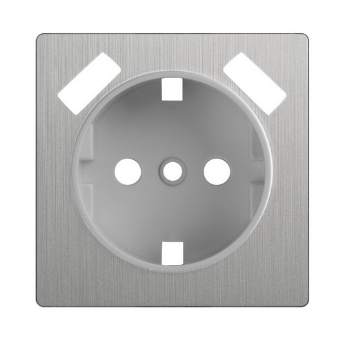Werkel Накладка для розетки USB серебряный рифленый W1179509