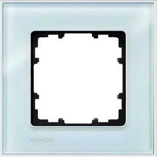 Siemens Delta miro glass Рамка 1 пост стекло кристально зеленое - 5TG1201