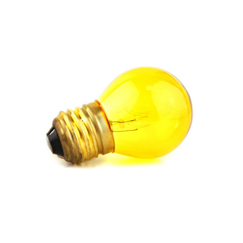 Лампа накаливания Foton Lighting DECOR P45 CL 10W E27 YELLOW 230V Арт: 605948