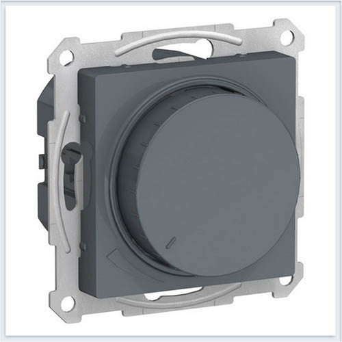 ATN000723 Schneider Electric AtlasDesign светорегулятор (диммер) повор-нажим, led, rc, LED, RC, 400Вт, мех., грифель