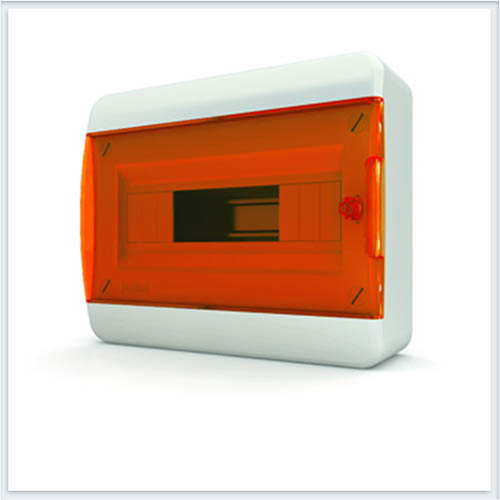 Щит навесной 12 модулей оранжевая дверь Tekfor - BNO 40-12-1