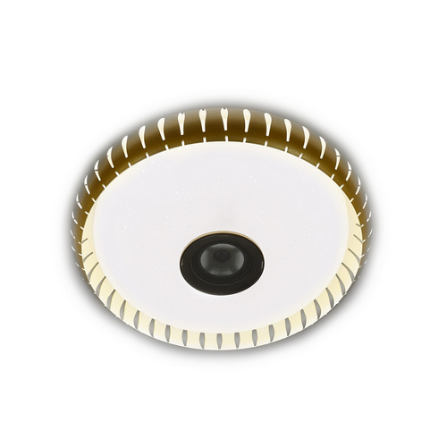 Музыкальный Светодиодная люстра с пультом Ambrella Light F789 GD 72W D500