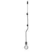Подвесной светильник Vitaluce V4398-1/1A, Чёрный, лофт