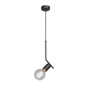 Подвесной светильник Vitaluce V4397-1/1S, Чёрный, лофт