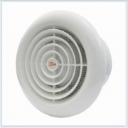 Вентилятор Mmotors ММ 100/110 Пластик круглый, 110 м3/ч, с обратным клапаном, с таймером и датчиком влажности, решетка волна хром, 2570 MM 100