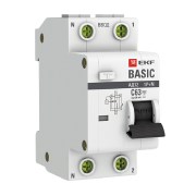 Купить Автоматический выключатель дифференциального тока 1P+N 63А 30мА тип АС х-ка C эл. 4,5кА АД-12 , EKF Basic