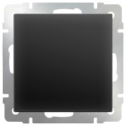 Werkel Выключатель одноклавишный чёрный матовый W1110008