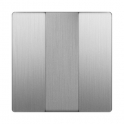 Werkel Набор клавиш для выключателя трехклавишного серебряный рифленый W1139009