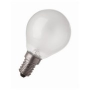 Лампа накаливания для электропечей Osram OVEN SPC P FR 40W 230V E14 300°C матовая шарик D45 4050300008486