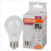 Лампа светодиодная Osram Ledvance, LV CL A60 7SW/840 220 240V FR E27 560lm 180° 25000h LED, 4058075578760светодиодные лампы осрам, купить в интернет магазине, официальный партнер Osram