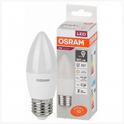 Лампа светодиодная Osram Ledvance, LV CL B60 7SW/830 220 240V FR E27 560lm 200* 25000h свеча LED, 4058075579446светодиодные лампы осрам, купить в интернет магазине, официальный партнер Osram