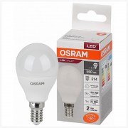 Лампа светодиодная Osram Ledvance, LV CL P60 7SW/840 220 240V FR E14 560lm 180* 25000h шарик LED, 4058075579651светодиодные лампы осрам, купить в интернет магазине, официальный партнер Osram
