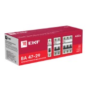 Купить Автоматический выключатель 1P 63А (C) 4,5кА ВА 47-29 , EKF Basic