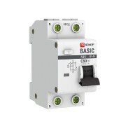Купить Автоматический выключатель дифференциального тока 1P+N 50А 30мА тип АС х-ка C эл. 4,5кА АД-12 , EKF Basic