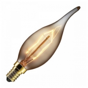 Ретро лампа свеча на ветру Foton Lighting FL-Vintage C35 40W E14 220В 35*118мм Арт: 605832