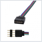 Коннектор FLFPC Connector 10mm 4 pinsmale RGB Single side 15cm