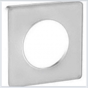 Рамка 1-я Прозрачный Белый Schneider-Electric Коллекция Odace арт. S52P802R