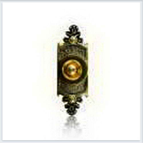 Кнопка звонка (медь) с овальной табличкой Zamel (Замель) - PDM 232